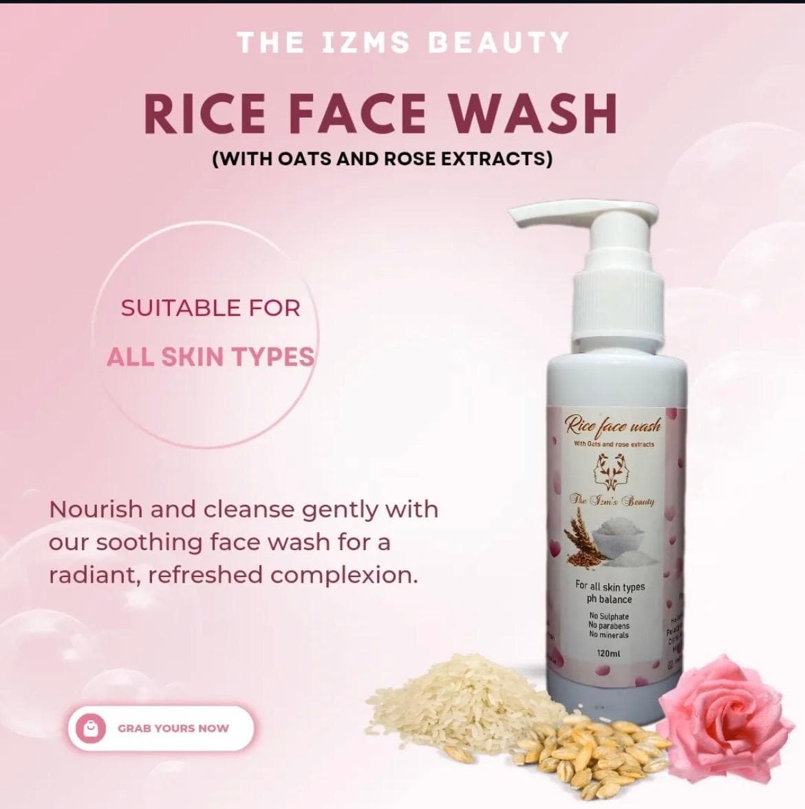 Rice Face Wash